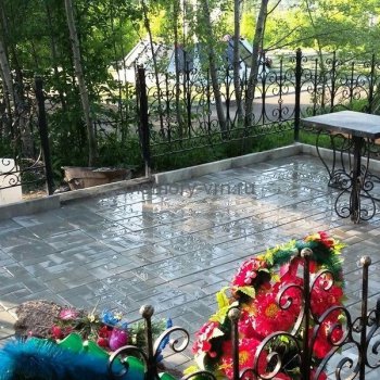 Благоустройство гранитной плиткой