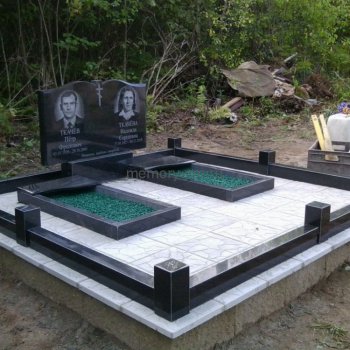Благоустройство гранитной плиткой