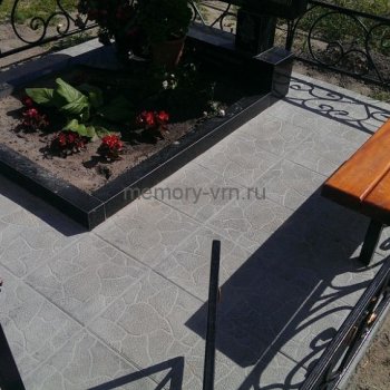 Благоустройство гранитной плиткой