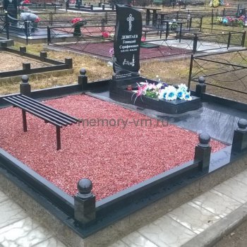 Благоустройство гранитной плиткой