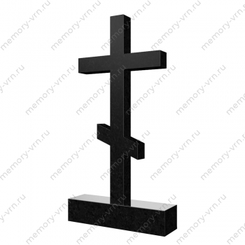 Гранитный памятник в виде креста № 002