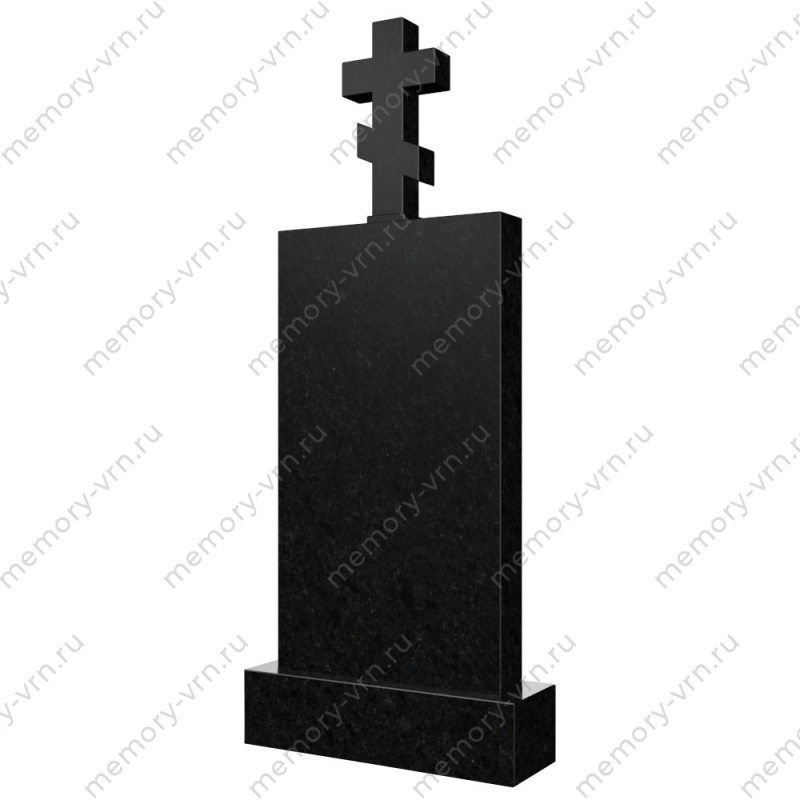 Гранитный памятник в виде креста № 014