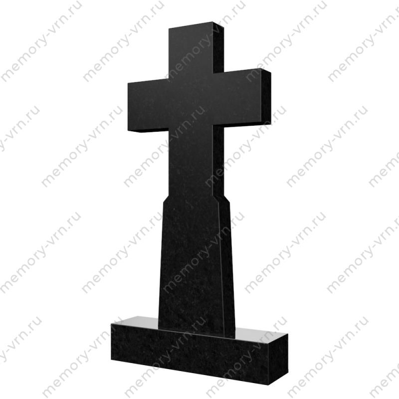 Гранитный памятник в виде креста № 022