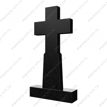 Гранитный памятник в виде креста № 022