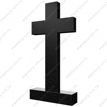 Гранитный памятник в виде креста № 025