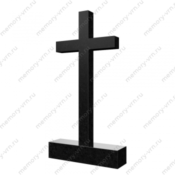 Гранитный памятник в виде креста № 001