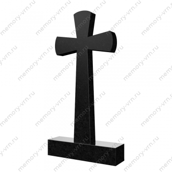 Гранитный памятник в виде креста № 023